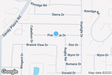 Map image of the property - 1798 Poinsettia Dr