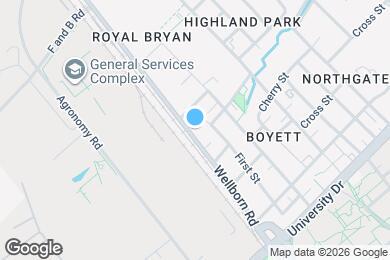 Map image of the property - The Lark - Student Housing
