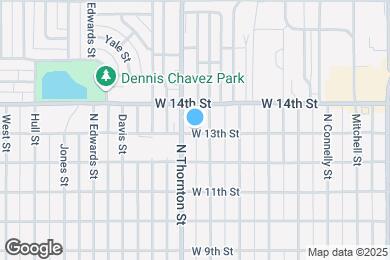 Map image of the property - 714 W 13th St