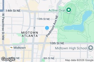 Map image of the property - 1058 Piedmont Ave NE