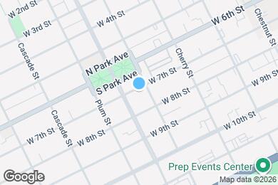 Map image of the property - 711 W 7th St