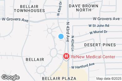 Map image of the property - 4313 W Mary Cir