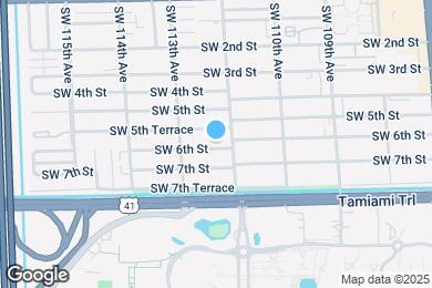 Map image of the property - 11229 SW 6th St