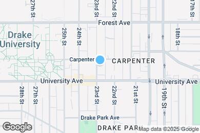 Map image of the property - 1215 23rd St