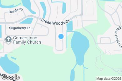 Map image of the property - 1136 Creek Woods Cir