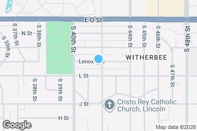 Map image of the property - 4135 Lenox Ave