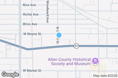 Map image of the property - 320 N Collett St