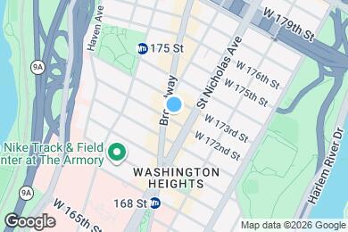 Map image of the property - 615 West 172nd Street