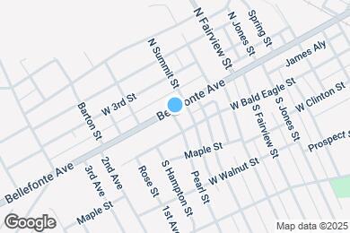 Map image of the property - 722 Bellefonte Avenue