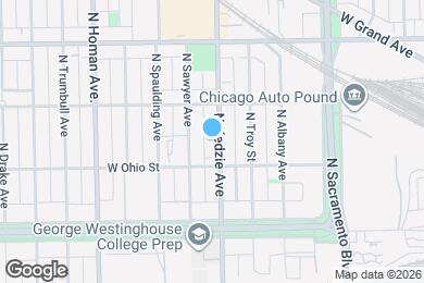 Map image of the property - 620 N Kedzie Ave