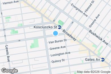 Map image of the property - 1064 Lafayette Ave