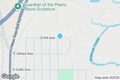 Map image of the property - Bridge Creek Apartments