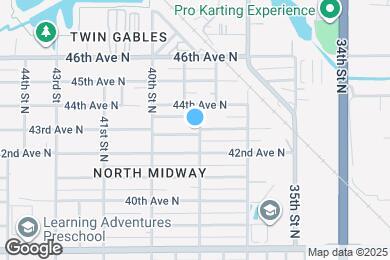 Map image of the property - 3803 43rd Ave N