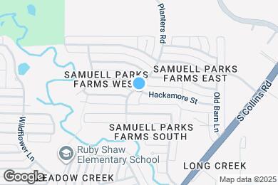 Map image of the property - 1500 Hackamore St