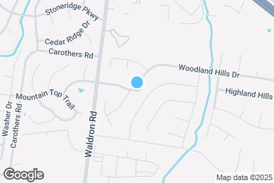 Map image of the property - 518 Woodland Hills Dr