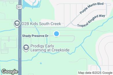 Map image of the property - 10613 Shady Preserve Dr