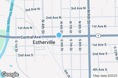 Map image of the property - 518 Central Ave