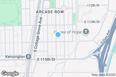 Map image of the property - 11349 S Saint Lawrence Ave