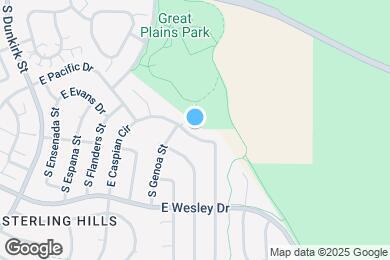 Map image of the property - 19859 E Caspian Cir