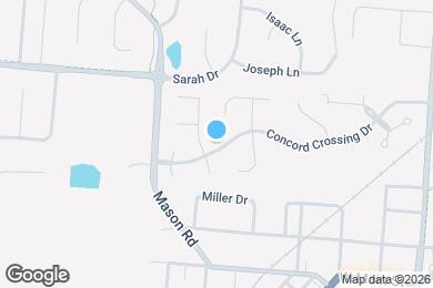 Map image of the property - 5458 Concord Crossing Dr