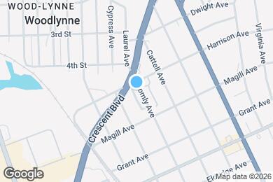 Map image of the property - 308 Comly Ave