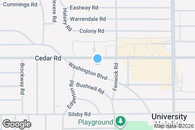 Map image of the property - 13816 Cedar Rd