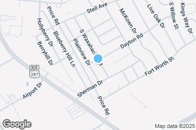 Map image of the property - 624 S Waxahachie St