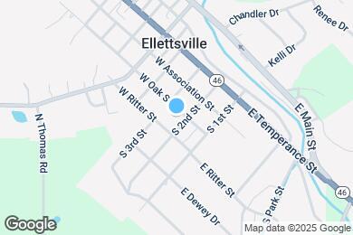 Map image of the property - 209 W Oak St