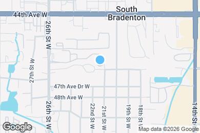 Map image of the property - 2105 46th Ave Dr W