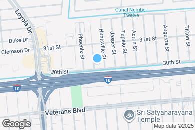 Map image of the property - 3006 Panama St