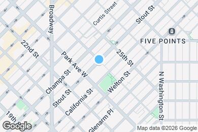 Map image of the property - 2376 Stout St