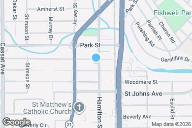 Map image of the property - 1580 Hamilton St