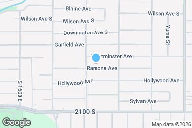 Map image of the property - 1825 E Ramona Ave