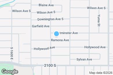 Map image of the property - 1825 Ramona Ave