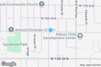 Map image of the property - 3241 W 15th St N