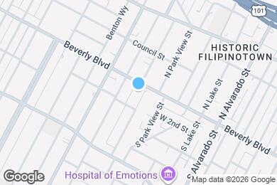 Map image of the property - 115 S Carondelet St