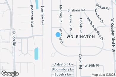 Map image of the property - 3353 W 42nd St