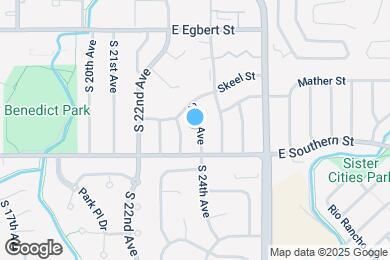 Map image of the property - 357 S 24th Ave