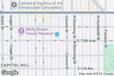 Map image of the property - 1301 N Ogden St