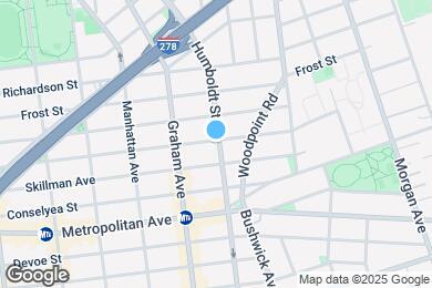 Map image of the property - 419 Humboldt St