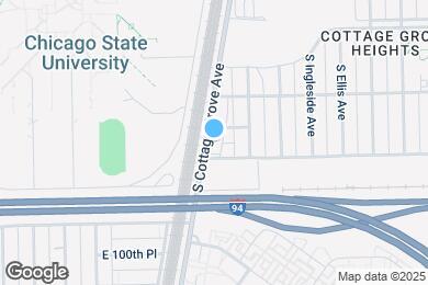 Map image of the property - 9847 S Cottage Grove Ave