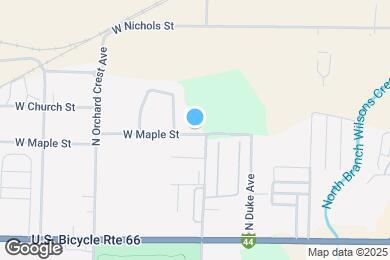 Map image of the property - 3905 W Maple St