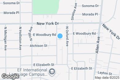 Map image of the property - 1770 N Sierra Bonita Ave