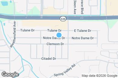 Map image of the property - 429 Notre Dame Dr
