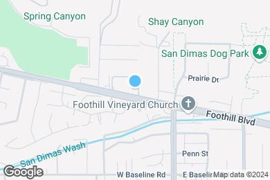 Map image of the property - Park San Dimas Senior Apartments