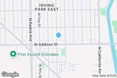 Map image of the property - 3617 N Whipple St