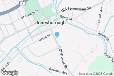 Map image of the property - 307 S Cherokee St
