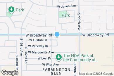 Map image of the property - 10022 W Luxton Ln