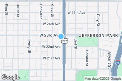 Map image of the property - 2231 Federal Blvd