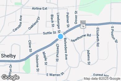 Map image of the property - 706 E Marion St